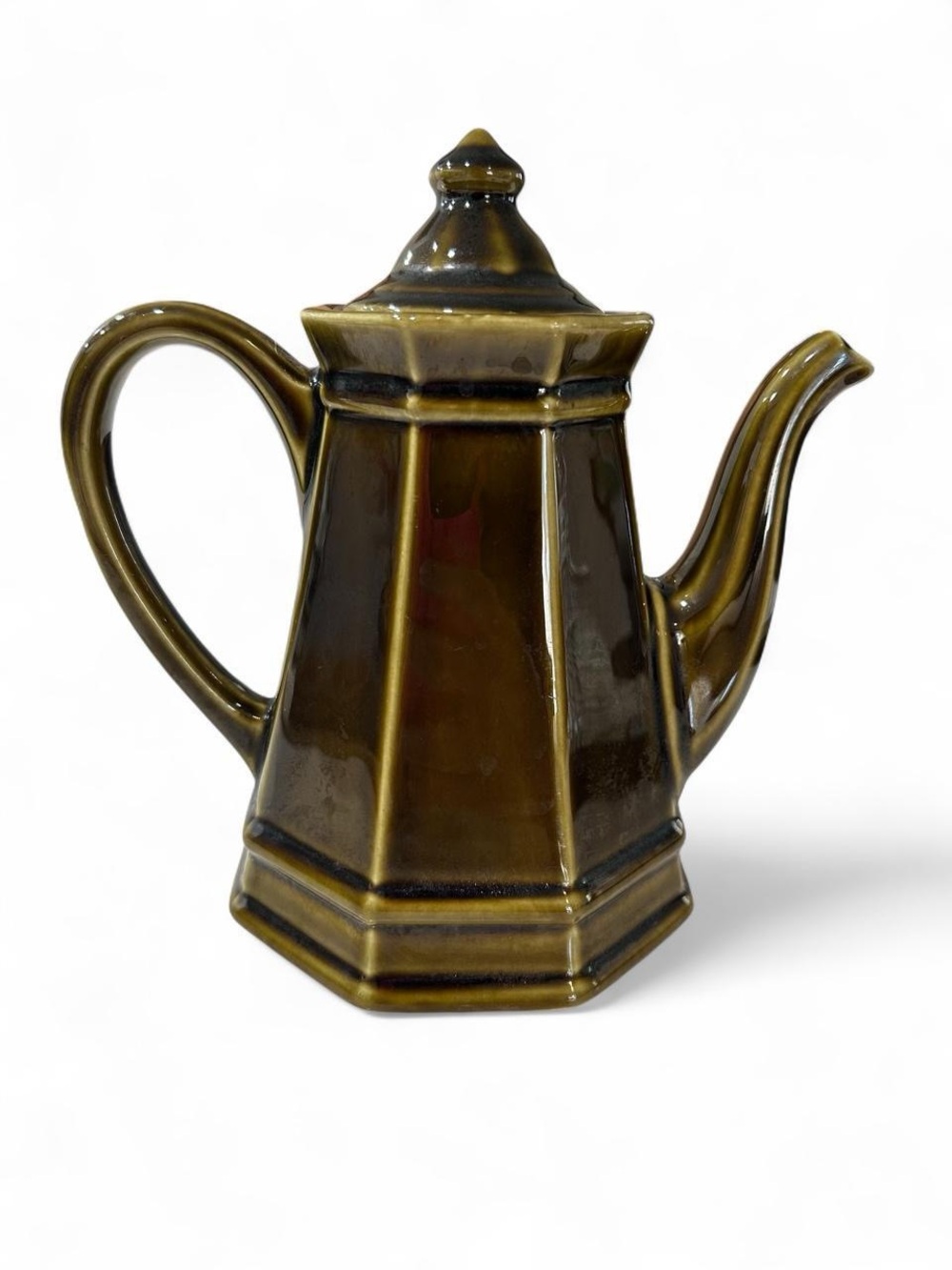 Pfaltzgraff Heritage Green Octagonal Teapot / Coffee Pot with Lid - Model
550H